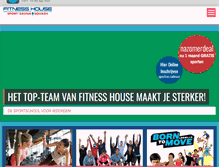 Tablet Screenshot of fitnesshouse.nl